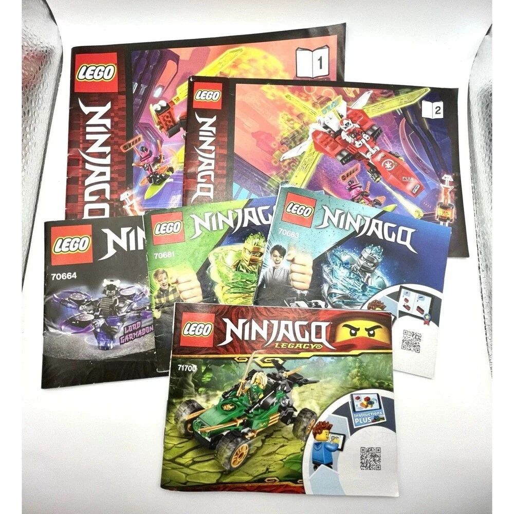 LEGO Ninjago Booklet Lot Manuals Only